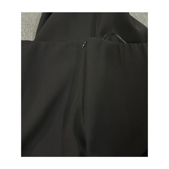 Tuckernuck Strapless Black Noir Crepe Marin Formal Midi Dress Medium New w/ Tags - Picture 14 of 15